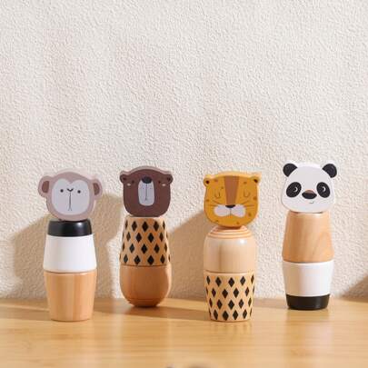 儿童螺丝螺母组合玩具，卡通动物积木拼图幼儿益智玩具