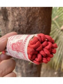 25 peças Incenso de Corda Kumari - Aromaterapia, Benção Espiritual, Remoção de Energia Negativa, Incenso de Corda Tradicional Feito à Mão - Multicolorido - Visão 2