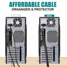 Chiều dài 6 mét, OD7/10/13/15/18/21mm, Máy dệt dây chống cháy Ống dẫn cáp nhiệt độ cao Ống bọc cáp chia ống Ống dệt ống tự động Ống dẫn dây cho dây điện công nghiệp Ô tô hàng hải - Một cỡ - Xem 3