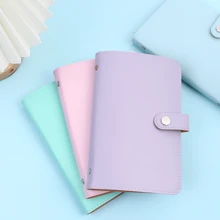 1 件便携式储蓄挑战计划器 - 节省 5,000 美元，PU 材料，可重复使用的每日预算计划表，重返校园 - A6 - 查看 2