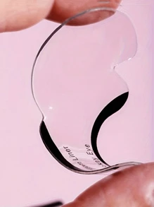 2 件套眼线指南模板和睫毛卡，适用于烟熏眼妆，颜色随机 - 無色 - 查看 7