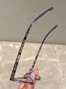 2 Pairs Women Vintage Cat Eye Reading Glasses Combination, Includes Presbyopic Glasses +1.0 To +4.0 For Office & Computer Use Accessories For Women Glasses - Transparent - View 6