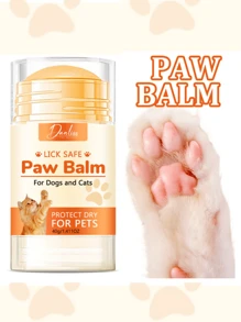 Pet Foot Care Stick, Dog And Cat Paw Anti-Crack Moisturizing Cream Pet Care, Screw Rod Design Does Not Dirty Hands More Convenient. - Multicolor - View 5
