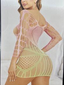 Body Stocking - Pink - View 2