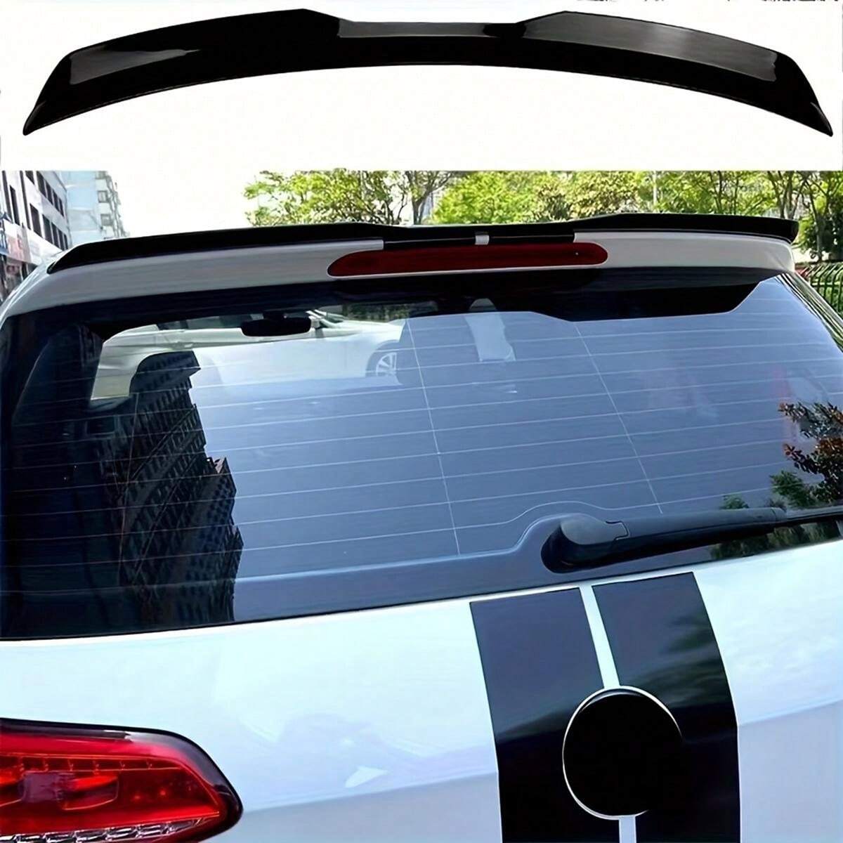 Becquets Latéraux (spoilers) Lunette Arrière Pour VW Tiguan MK1 2007-2016 - Noir Brillant Ou Carbone - Installation Adhésive