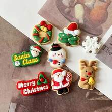 8 件圣诞冰箱贴，可爱冰箱贴纸，个性化冰箱贴，适用于厨房、办公室、白板、储物柜、洗碗机、厨房装饰、家居装饰、送给朋友、圣诞节、派对的节日礼物 - 彩色 - 查看 2