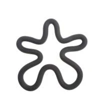 1 tấm lót ly cách nhiệt không đối xứng bằng silicon chịu nhiệt độ cao, chống thấm nước, thoát nước, lót ly cách nhiệt, trang trí bàn ăn gia đình - Nhiều màu - Xem 9