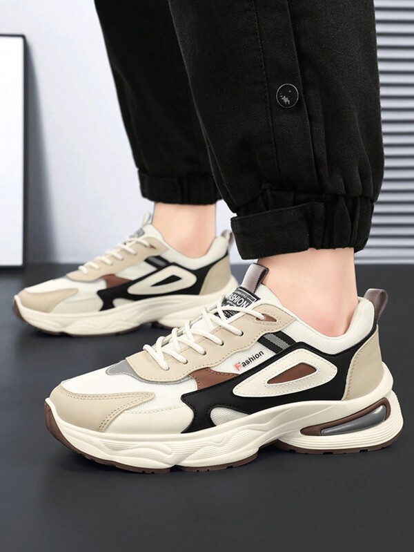 Baskets respirantes à mailles pour hommes, chaussures de course minimalistes à semelle épaisse antidérapante