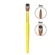 丙烯酸指甲刷套装 - 丙烯酸指甲刷，适用于丙烯酸粉末系统，彩色指甲刷，适用于丙烯酸应用，美甲粉延伸和雕刻