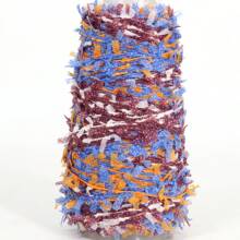 330米/卷 彩虹蝴蝶纸线，手工混纺伴生线，粗线，装饰性 - 彩色 - 查看 24
