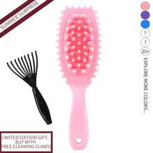 干湿洗发按摩发刷气垫梳带手柄、定型刷、顺发刷、专业发型梳、弹跳发刷、卷发定型刷梳、适用于卷发、直发、女士、儿童、洗发按摩刷沐浴梳带手柄、头皮护理发刷，带长而灵活的硅胶梳齿、干湿洗发按摩发刷、圆形洗发刷、去屑发刷/发梳，适合所有发质，男女适用、返校、旅行度假必需品、女士发饰、刷子、发刷、边刷、刷头发、发梳、梳头发、顺发刷、球刷、迷你发刷、发刷套装、木梳、梳子、光滑后刷、发刷、边刷、刷头发、发梳、发刷套装、梳头发、迷你发刷、顺发刷、美发产品、美发工具、美发东西，头发护理，卷发刷，理发器，理发配件，美发设备