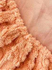 1 件橙色毛绒弹力沙发套，现代简约防滑沙发座垫套，适用于宠物，4 季可拆卸和机洗，适合 1/2/3/4 座沙发，用于客厅装饰 - 橘色 - 查看 8