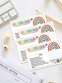 10 张/20 张/50 张彩虹快乐教师激励卡、学生积极行为激励说明、幼儿园课堂奖励、幼儿园和小学教师、学校用品、增强儿童积极性教师用品、教室、学校用品、家庭学校、日托、儿童学校用品、教育、行为图表、主日学校、教师用品、教室、教师、教室>儿童教育图表、数学老师、奖励图表、教师用品、教室、教室用品 - 彩色 - 查看 3