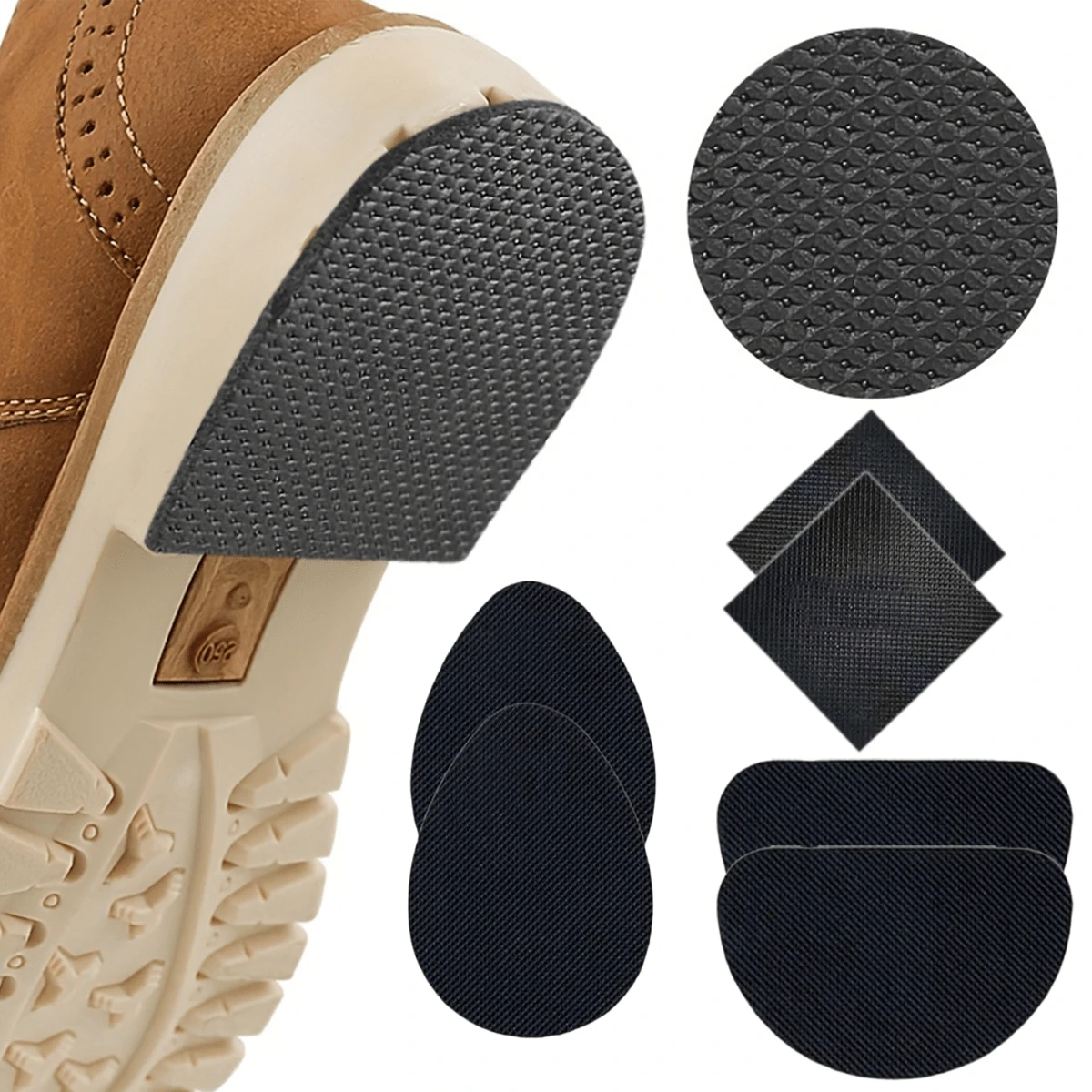 High Heel Non-Slip Pads, Noise Reduction Adjustable Shoe Sole Protector Stickers, Wear-Resistant Non-Adhesive Anti-Slip Tape - Anti-slip Stickers - View 1
