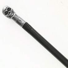 1pc Halloween Scepter Role Play Party Event Queen Cobra Snake Head Skull Scepter Prop,Christmas - Multicolor - View 6