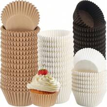 100 pièces Moules à cupcakes et muffins en papier de , caissettes de cuisson anti-graisse, accessoires de gâteau