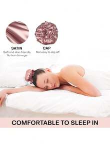 2 piezas/Set Plancha rizadora sin calor + Set de gorra rizada, rizador de cabello grande y ondulado para dormir, plancha rizada DIY, sujetador de cabello sin arrugas, sujetador de cabello sin daños - Apto para todos los tipos de cabello, regalo para mamá, novia - Multicolor - Ver 6