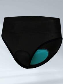 BEROY 女士骑行内衣加垫网眼宽腰带自行车短裤加垫旋转骑行短裤骑行装备 - 黑色 - 查看 3