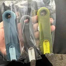 三合一多功能清洁刷U型杯刷洗杯工具凹槽清洁刷 - 彩色 - 查看 6