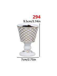 1件/套创意卧室香炉，金属盖中东香炉装饰，香薰扩散器，驱蚊香盒，家居装饰，房间装饰，瑜伽室，露营，花园，露台，经典烛光晚餐道具，装饰品 - 白色 - 查看 14