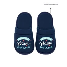 Cotton Day Personalized Father's Day Slippers - Marine PRP - View 3