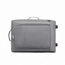 Vali mềm nhẹ 20 inch xách tay - Túi đựng đồ dùng hai bánh xe được cabin chấp thuận cho nam và nữ lý tưởng cho các chuyến công tác và kỳ nghỉ Vali du lịch Vali Vali Vali Vali bền bỉ Hành lý du lịch chống thấm nước - Xám - Xem 7