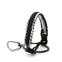 1pc Outdoor Parachute Cord Handmade Braided Cup Handle, Cup Sleeve, Durable Water Bottle Carrier For Outdoor Activities - Supports Up To 64oz