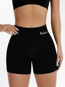 WOMEN'S SHORT SUPLEX PREMIUM SHORT SHORTS BUHCCI YOGA MODA GRINGA - màu đen - Xem 1