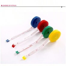 1pc Mini Retractable Tape Measure, Soft Ruler For Home, Student, Personal Use - Multicolor - View 5