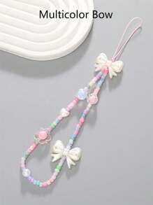 1 Stück süße klare Kristall Schleifen Handytasche Anhänger, künstlicher Kristall Anhänger als Taschenzubehör, süßer künstlicher Kristall Perlen Schlüsselanhänger Armband, Retro Charm Geldbörse Tasche Rucksack Auto Charm für Frauen und Mädchen, klarer Kristall Anhänger als geeignetes Geschenk für Freunde, Verwandte, Liebhaber, Mütter, Familie, Freunde, Geburtstag, Feiertage, Handyanhänger, Handykette