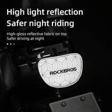 ROCKBROS Motorcycle Electric Bicycle Rear Bag 4L Luggage Storage Bag Reflective Waterproof Bicycle Saddle Bag Rear Load Bag Luggage Bicycle Bag Luggage Storage Bag - Black - View 7