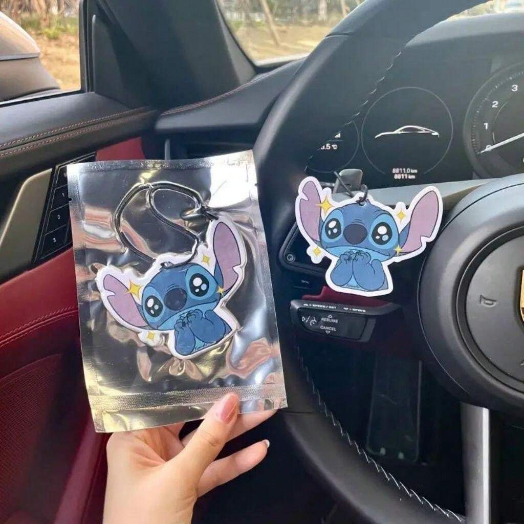 Car Air Freshener Hanging Vent Clip, Cartoon Odor Eliminator Aromatic