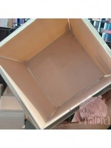 Cachepot Espelhado Porta Escova e Pincel De Make Rose