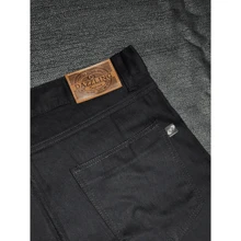 Original Plus Size Men's Dazzling Balloon Jeans Wide Leg Pants - Black - View 3