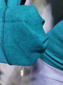 BLUSA TERMICA CUELLO ALTO BASIC TEXTURA BASICA - Agua verde azul - Ver 3