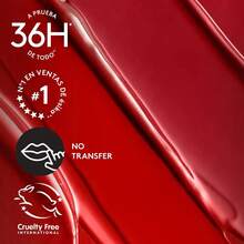 Labial Rojo Fantasia Esika 36hrs de color, no transferencia, mayor hidratación, alta pigmentación, resultado insuperable - Rojo Fantasia - Ver 4