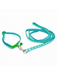 Collares reflejantes para mascotas (gatos y perros) con lazo ajustable en forma de campana, correa universal
