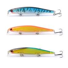 Outdoor Fishing Luring Fish To The Hook Fish Hooks 5pcs Minnow Fishing Lure Wobblers Laser Hard Artificial Bait 3D Eyes 13.2g/11cm Vobler Trolling Lures - Multicolor - View 10