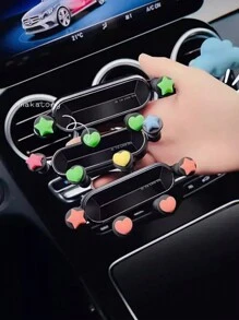 Creative Cute Car Air Vent Phone Holder, Car Navigation Phone Mount - Multicolor - View 8