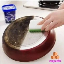 Limpiador multiusos, pasta de limpieza de acero inoxidable, potente pasta de limpieza para eliminación de óxido de utensilios de cocina, limpiador de acero inoxidable - Azul Marino - Ver 1