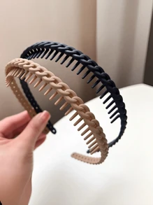 2 Stücke neue Anti-Rutsch Zahn Haarband für Frauen, Gesichtswäsche gebogenes Stirnband, Haarspange, Kopfbedeckung Accessoires, lässige Tiara Accessoires, für Frauen, Haarstyling-Tools, lockig für Frauen, Herbst, Reisen, Haarstyling-Tools, Accessoires für Frauen, Haarsachen, Herbst, für Frauen, Reisen, Frauen, Haaraccessoire, Haarstyling-Tools, Reisen, Geschenke für Frauen, Haarsachen, für Frauen, Strumpfstopfer für Erwachsene, für Erwachsene, Haarsachen, Damenaccessoires, Strumpfstopfer, Erwachsenen-Haaraccessoire, Geschenkideen für Frauen, Beauty-Strumpfstopfer, Geschenke für Frauen - Verschiedenfarbig - Übersicht 6