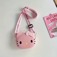 Sanrio 1pc Cute Crossbody Bag, Cartoon Cute Hello Kitty Sling Bag [The Size Of The Change Bag Is Based On The Size Of The Red Arrow Chart],Boho Vibes