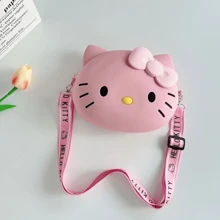 Sanrio 1pc Cute Crossbody Bag, Cartoon Cute Hello Kitty Sling Bag [The Size Of The Change Bag Is Based On The Size Of The Red Arrow Chart],Boho Vibes