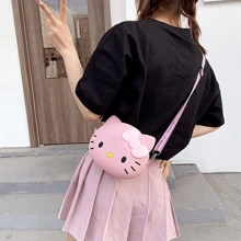 Sanrio 1pc Cute Crossbody Bag, Cartoon Cute Hello Kitty Sling Bag [The Size Of The Change Bag Is Based On The Size Of The Red Arrow Chart],Boho Vibes