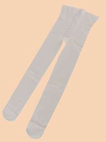 Quần tất trẻ em nhiều màu sắc, quần legging, quần khiêu vũ - Màu be - Xem 5