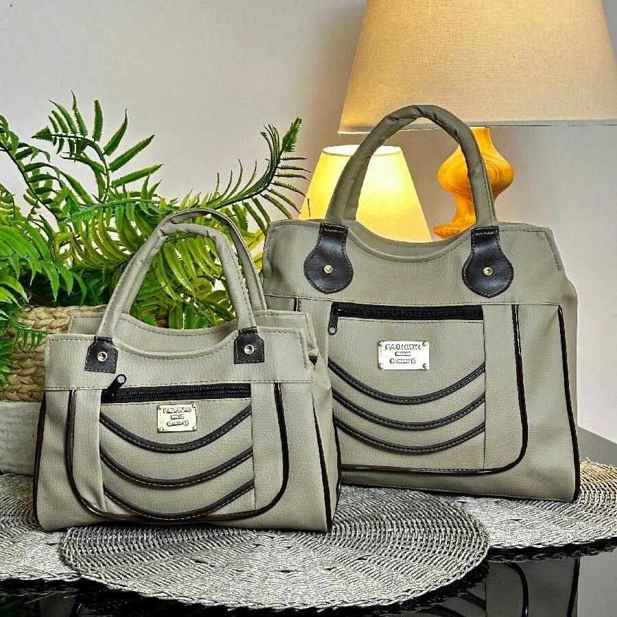 Large And Small Women's Bag Kit - 2 Dividers And Adjustable Cross Strap - 米色 - 查看 1