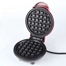 Maquina para Hacer Waffles Antiadherentes Wafflera - Rojo - Ver 2