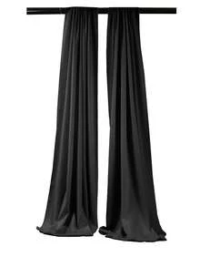 BDpop96x58-Pk2-BlackP24 Polyester Poplin Backdrop Drape, Black - 96 X 58 In. - Pack Of 2 - Nhiều màu - Xem 1