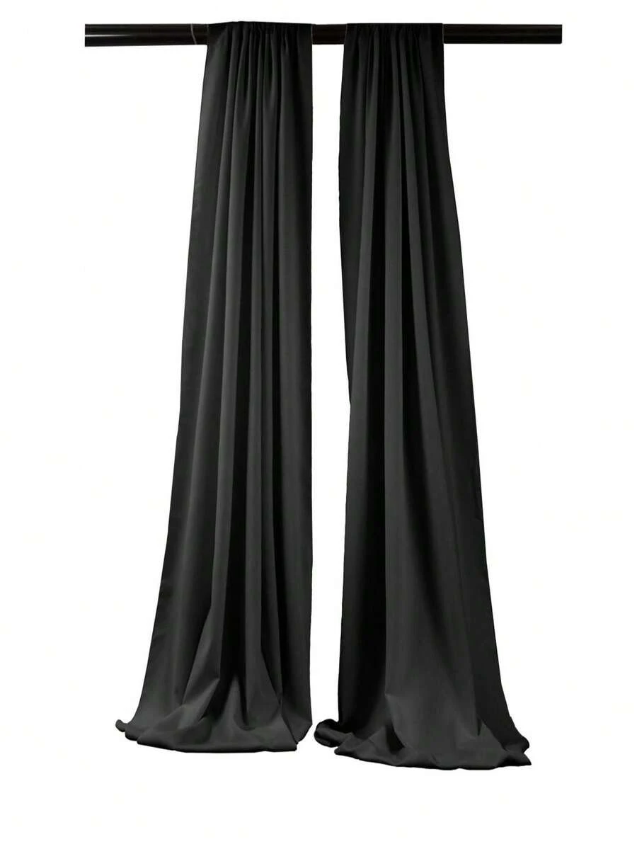 BDpop96x58-Pk2-BlackP24 Polyester Poplin Backdrop Drape, Black - 96 X 58 In. - Pack Of 2 - Nhiều màu - Xem 1