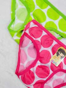 Set de 6 calzones para niña con diseño floral, multicolor , algodón, fresco. (Los colores se envían al azar) - Multicolor - Ver 8